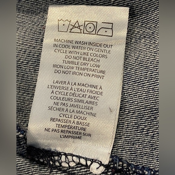 Jeaniologie Blue Denim Jean Jacket Size XL - Picture 4 of 12